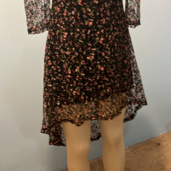 Black floral-print - Picture 4 of 5